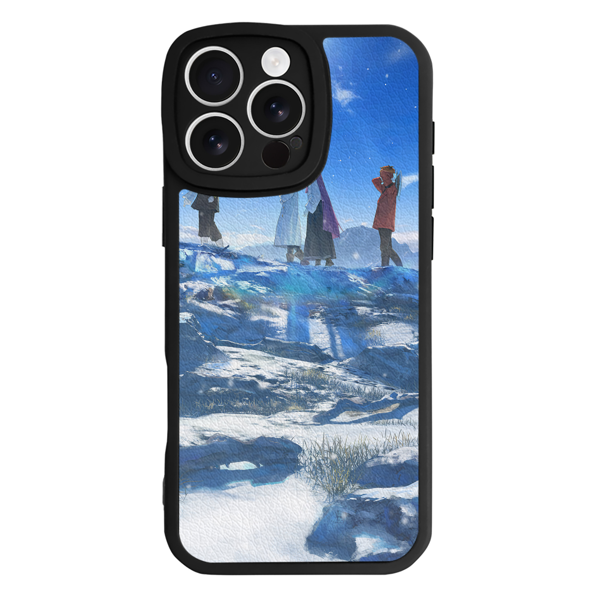 （画像用） 葬送のフリーレン Frieren 【iPhone 16シリーズ対応】シリコンスマホケース（レザー調） 材質：シリコン
